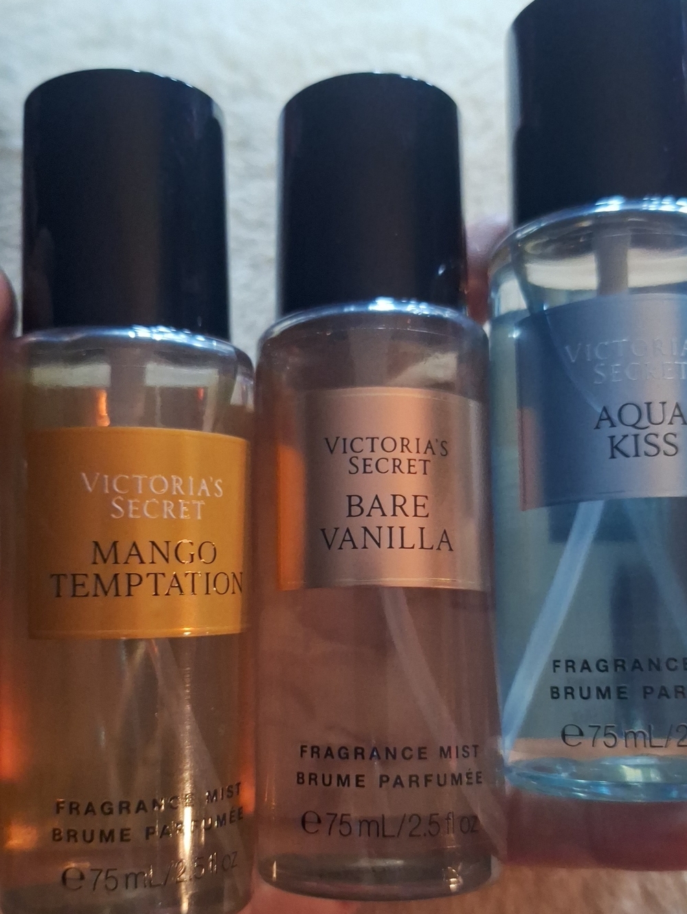 VS Fragrance mists 2.5fl Oz. Set Of 3